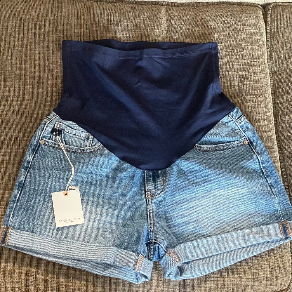 PinkBlush Maternity Jean Shorts Size 26